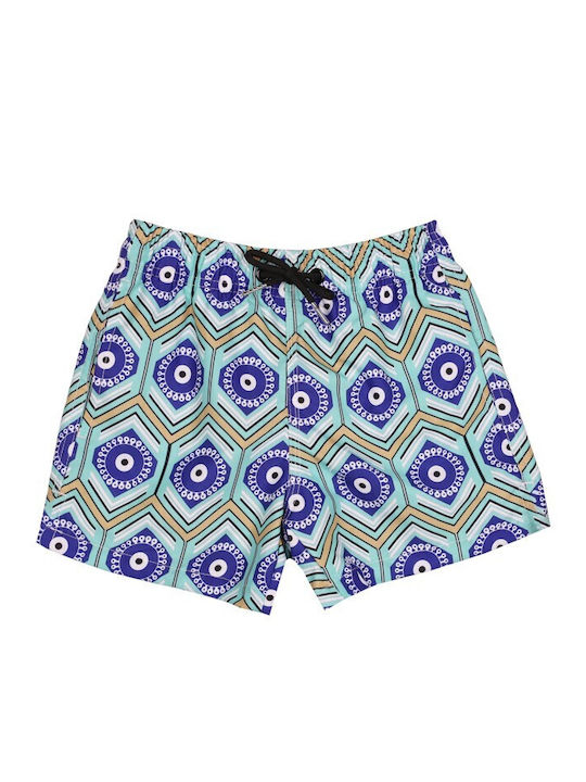 Waves Kids Swimwear Swim Shorts Sky Blue