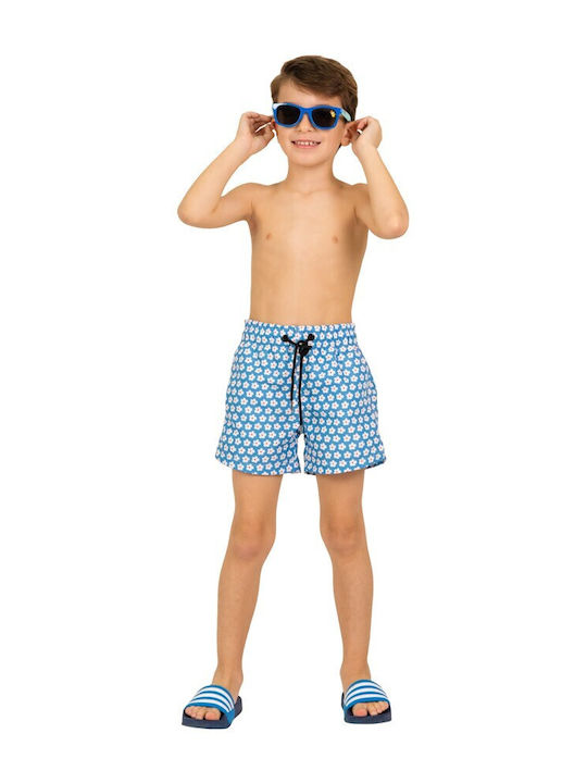 Waves Kids Swimwear Swim Shorts Sky Blue