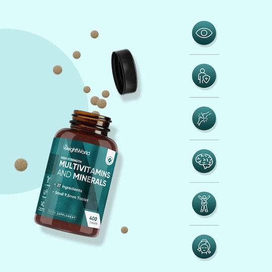 WeightWorld Πολυβιταμίνη 400 ταμπλέτες 1τμχ 1τμχ