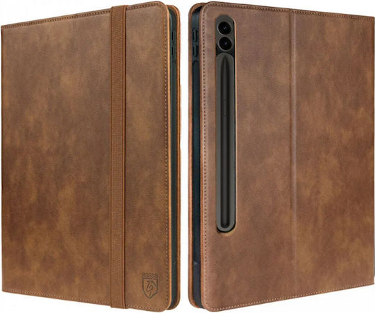 Rosso Flip Cover Brown Samsung Galaxy Tab S9 Fe Plus
