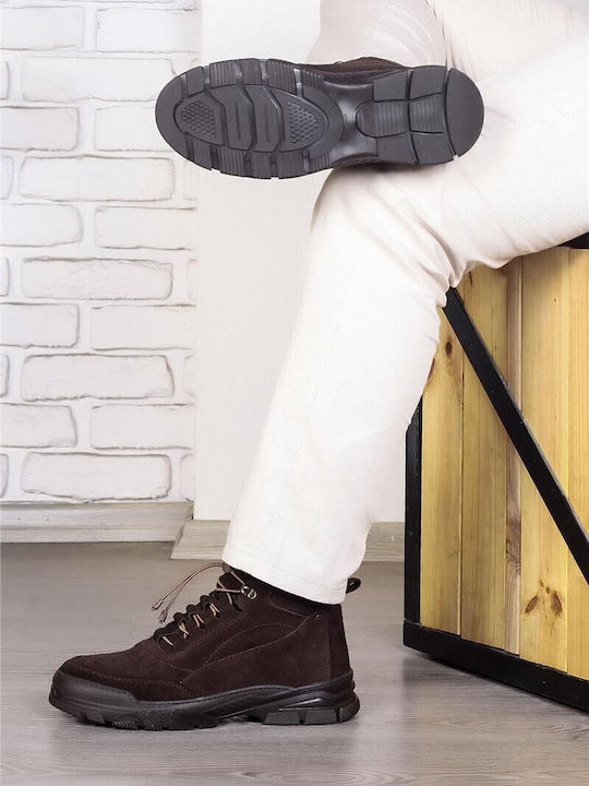 Ghete Barbati Suede Maro