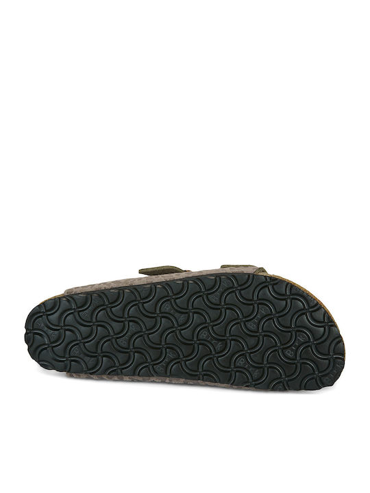 Leather Women's Sandals Grey Narrow Fit