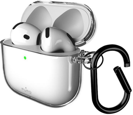 Puro Θήκη Σιλικόνης με Γάντζο σε Ροζ χρώμα για Apple AirPods 4