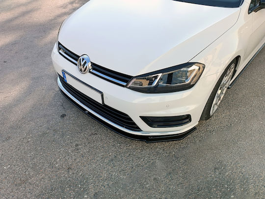 Motordrome Spoiler Auto Vorderseite Kompatibel mit Volkswagen Golf Mk7 R / R-Linie