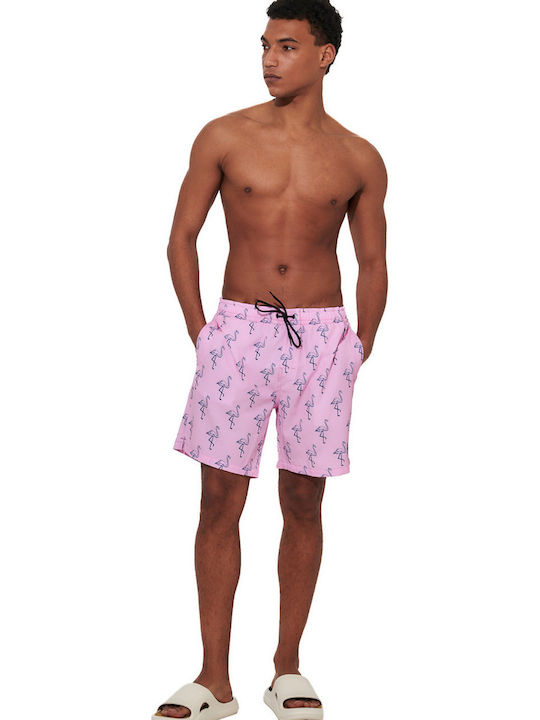 Herren-Bademode Kurze Hosen Rosa mit Mustern