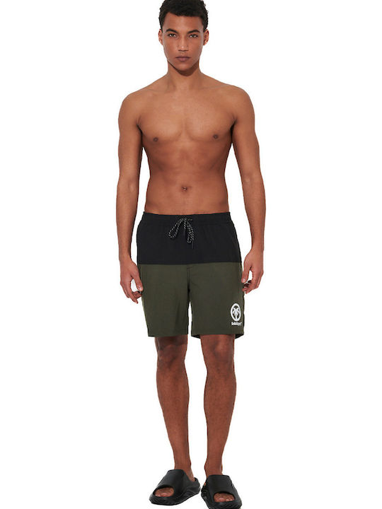Herren-Bademode Kurze Hosen Schwarz Tarnfarben