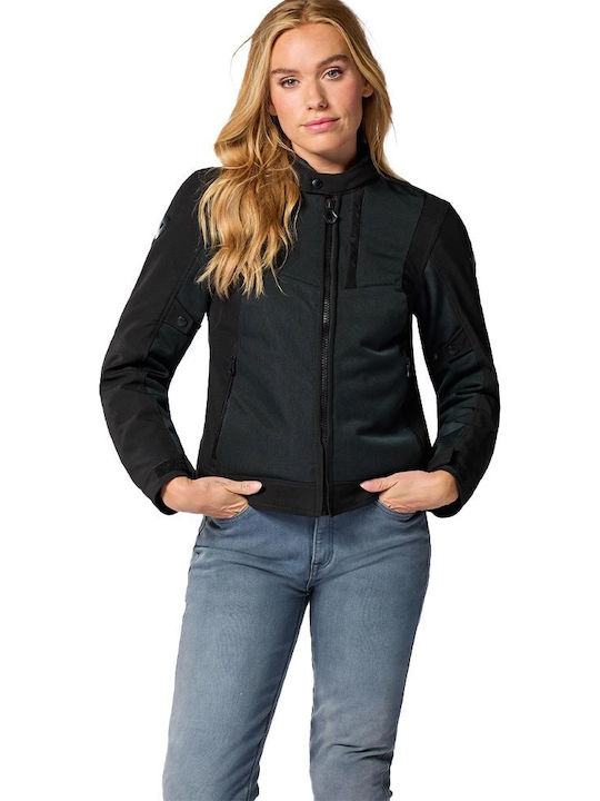 Rev'IT Highcrest Jachetă Moto de Iarnă pentru Femei Softshell Impermeabilă Neagră