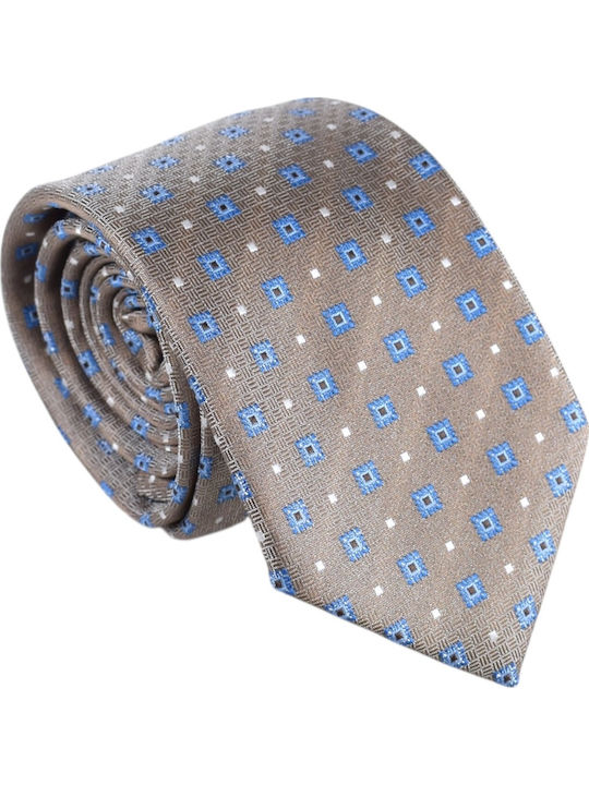 Men's Tie Handkerchief 6cm Nino Venturi Z233 Camel