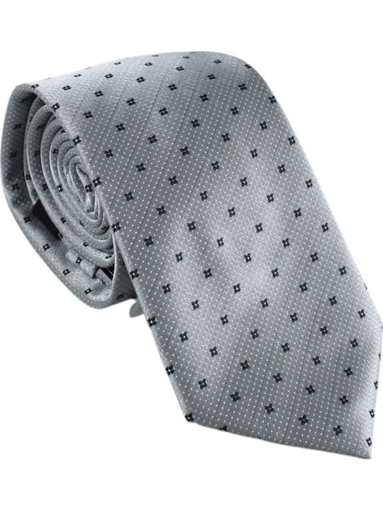 Men's Tie Handkerchief 6cm Nino Venturi A148 Gray