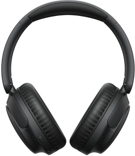 QCY H2S Lite Wireless / Wired On Ear Headphones with 60 Hours Playing Time Black