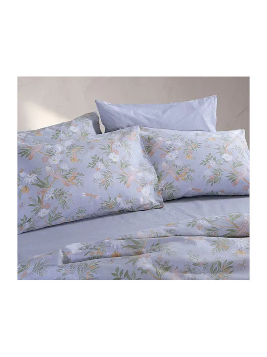 Nef-Nef Homeware Dreamel Super-Double Bed Sheet Set with 2 Pillowcases and Rubber Hugger 170x270+35cm 3 Pieces