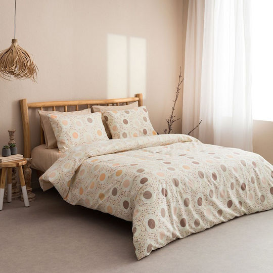 Vesta Home Amanda-1 Module Cearceafuri De Pat King Size 270x260cm Bej 4 Bucăți