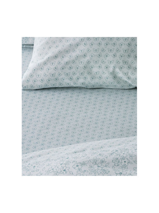 Kentia Evanthia Super-Double Bed Sheets Set 240x270cm 4 Pieces