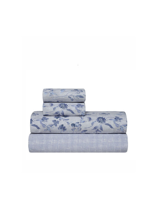 Kentia Yuli Super-Double Bed Sheets Set 240x270cm 4 Pieces