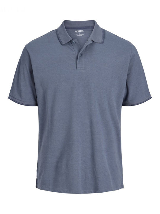 Polo Bluza Tricou Cu Mânecă Scurtă Albastră