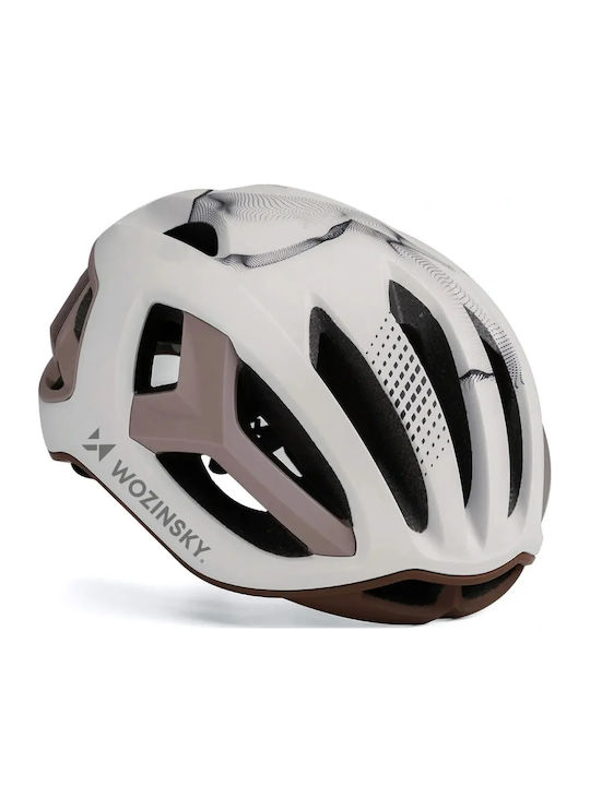 Wozinsky Fahrradhelm Straße Braun