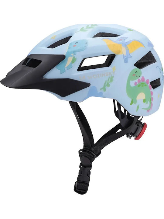 Wozinsky Kinderfahrrad- / Rollerhelm für Berg Blau