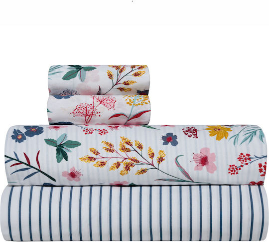 Kentia Raya Bettlaken Super-Doppel 240x270cm 4 Stück