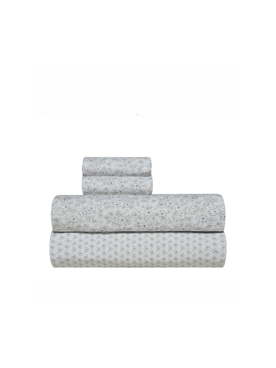 Kentia Evanthia Bed Sheets Set King Size 270x270cm 4 Pieces