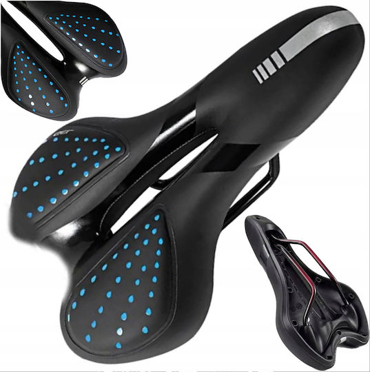 Șea De Bicicletă Neagră Cu Gel 270 X 160 Mm