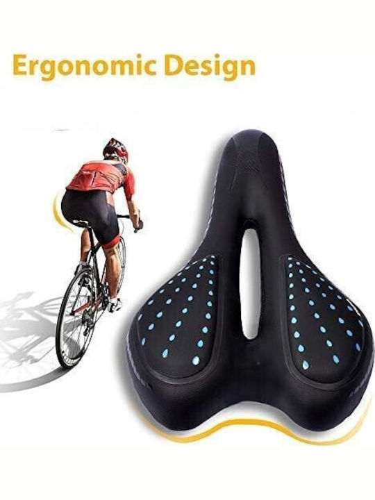 Șea De Bicicletă Neagră Cu Gel 270 X 160 Mm