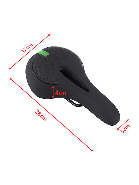 Șea De Bicicletă Neagră Cu Gel 280 X 170 Mm