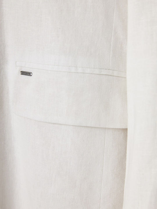 Funky Buddha Women's Blazer White