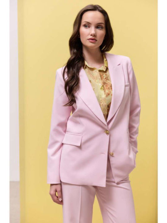Enzzo Damen Blazer Rosa