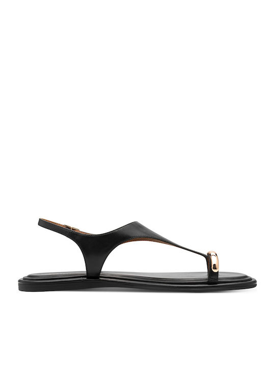 Leather Women's Sandals Black