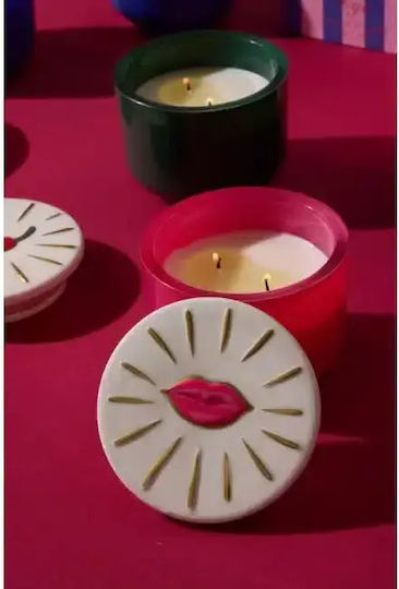 Soy Candle In Pink Jar 226gr