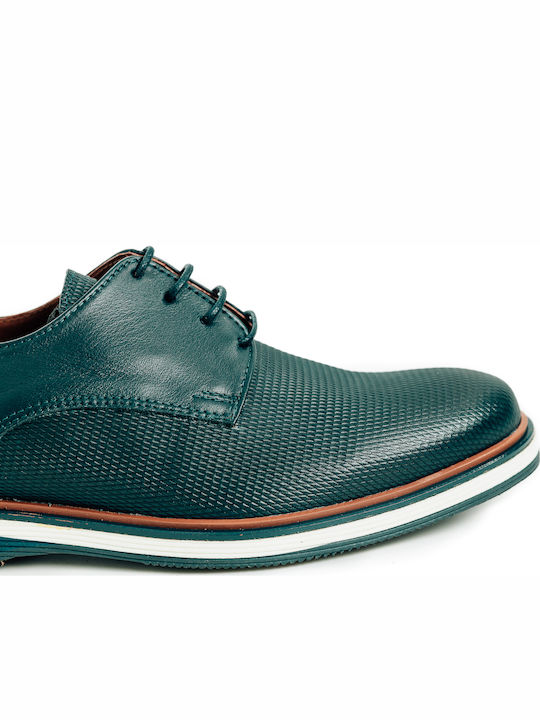 Leather Men's Casual Blue Shoes