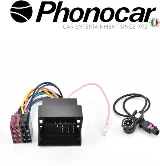 Phonocar Φίσα ISO Αυτοκινήτου Renault & Κεραία