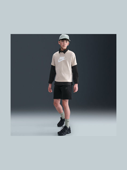 Αθλητικό Παιδικό Σορτς/Βερμούδα Shorts Μαύρο