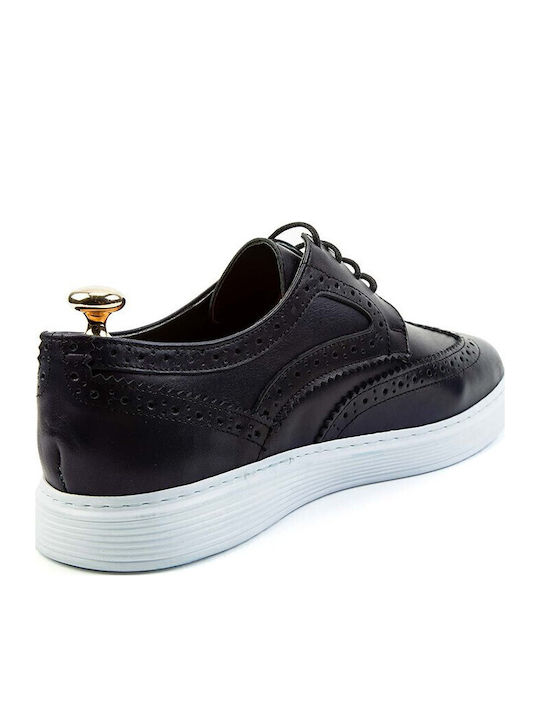 Δερμάτινα Ανδρικά Oxfords Μπλε
