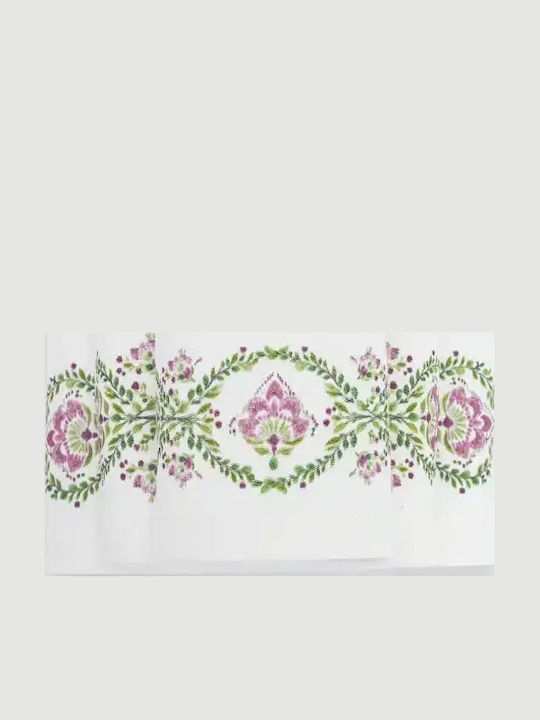 Borea Bath Towels Set 2 pcs Lotus White