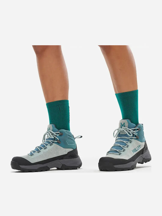 Millet Women's Hiking Boots Waterproof with Gore-Tex Membrane Green