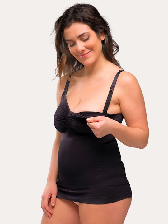 Carriwell Top Alăptare Fără Cusături Bluza-Sutien Negru L Carriwell Top Alăptare Fără Cusături Bluza-Sutien Negru L