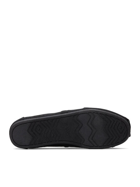 Alpargata Fabric Men's Espadrilles in Black Colour