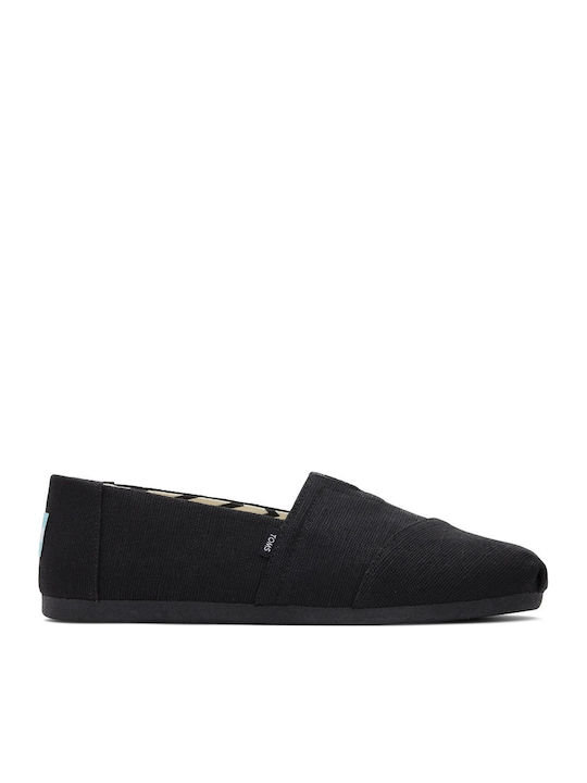Alpargata Fabric Men's Espadrilles in Black Colour