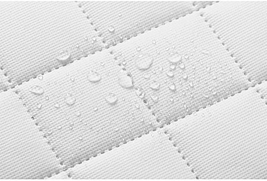 Weißes Schaum Baby-Matratze Mit Schutzbezug (70x130cm)