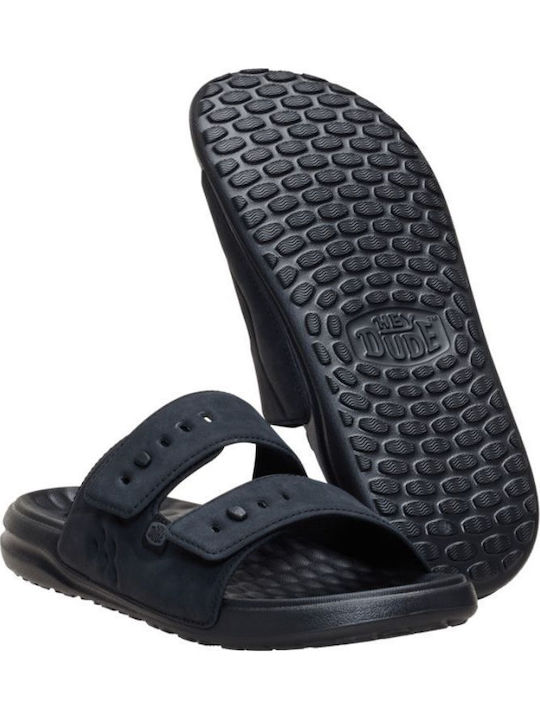 Herrensandalen in Schwarz Farbe