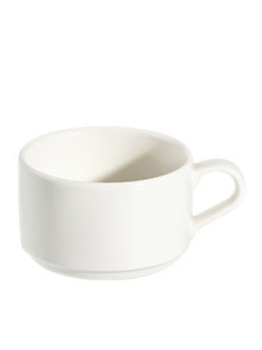 Fine Joker Set Coffee Cups Porcelain White 6 Pieces