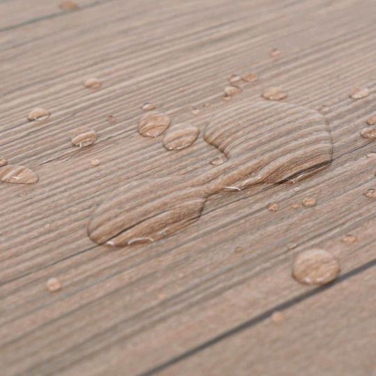 vidaXL PVC Garden Flooring Material 91.5x15cm 18 Pieces