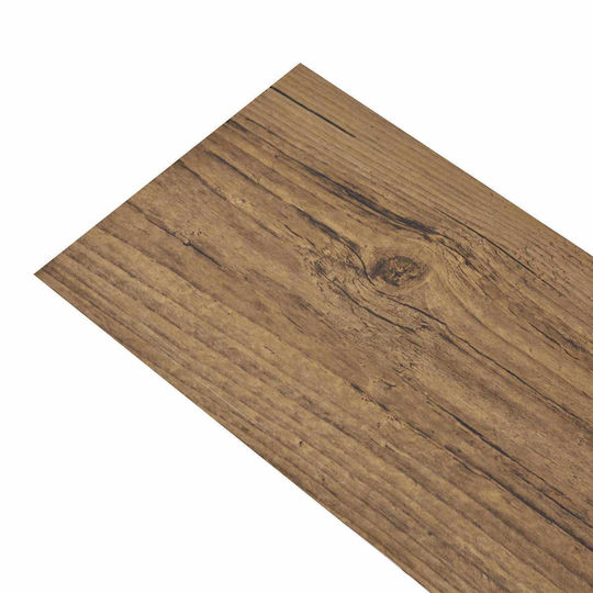 vidaXL PVC Garden Flooring Material 91.5x15cm 18 Pieces