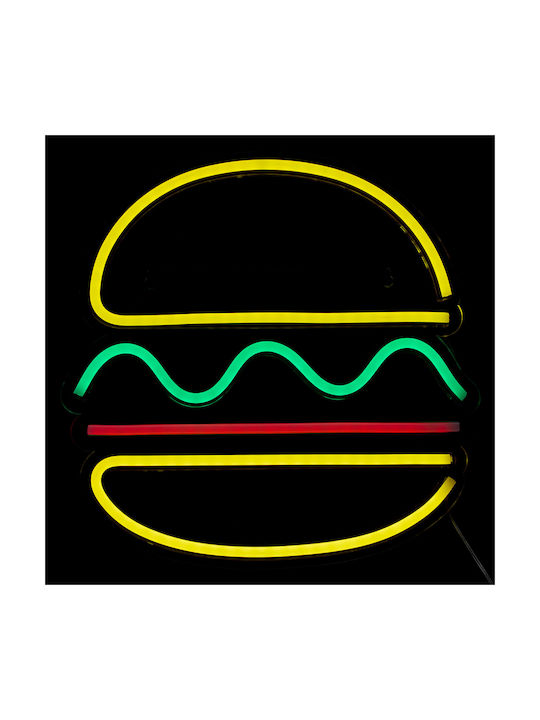 Neon Διακοσμητικό Φωτιστικό Burger LED