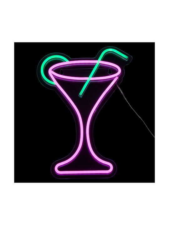 Neon Διακοσμητικό Φωτιστικό Cocktail LED