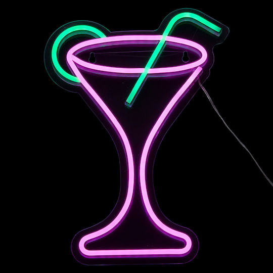 Neon Διακοσμητικό Φωτιστικό Cocktail LED