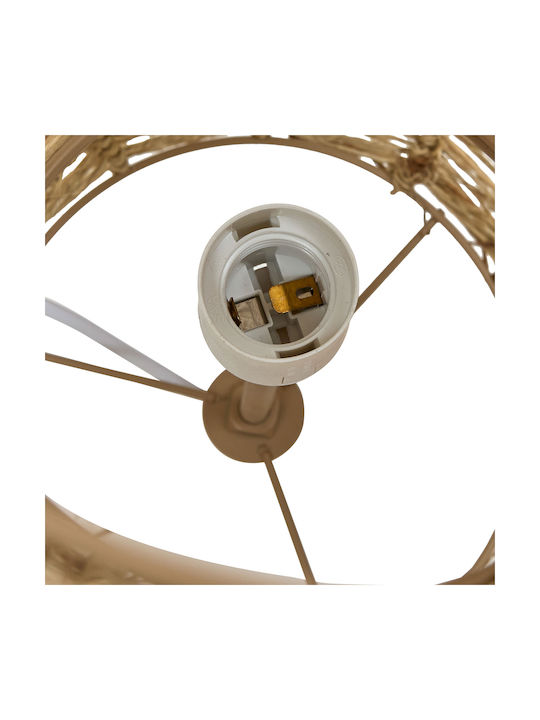 Titus Floor Lamp Height 180cm with Socket for E27 Bulb Beige
