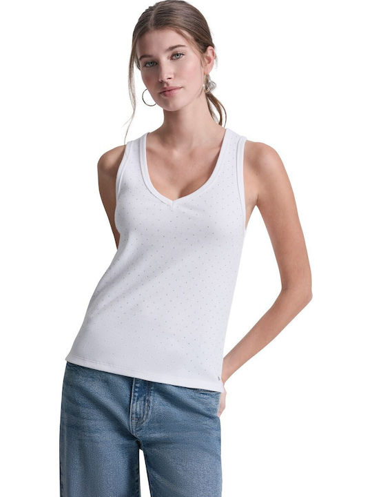 Γυναικεία Μπλούζα Αμάνικη White