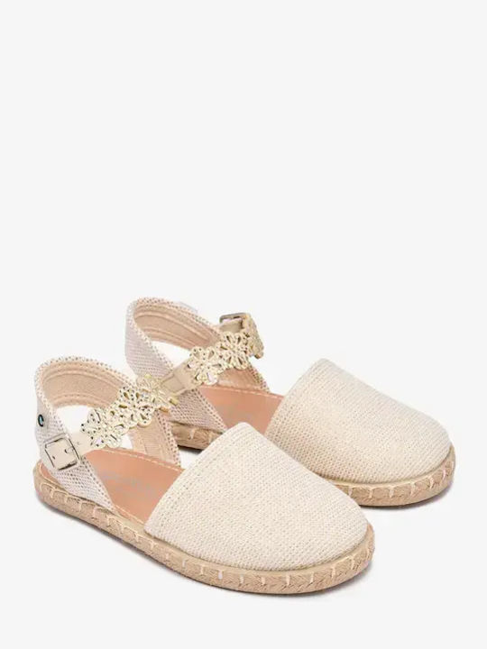 Kids Espadrilles Gold